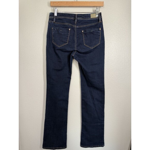 Morgan De Toi Dark Wash Gold Button Jeans Womens Size EU 38 (6) Designer Denim - Picture 5 of 13